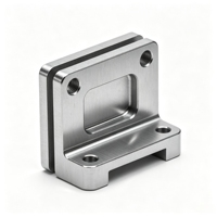 Composants mécaniques personnalisés en aluminium usiné CNC : dissipateur thermique et fixation