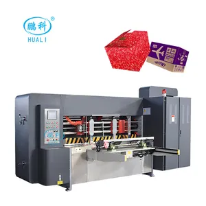 Export Double Colors Rotory Die-Cut Printing Slotter Die Cutting Cardboard Carton Machines