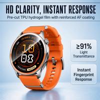 Protecteur d'écran pour montre connectée OPPO Watch S2, film hydrogel TPU prédécoupé, prêt à être expédié, stock direct usine