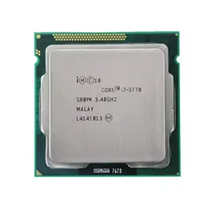 Cheap new core i7 3770 CPU desktop computer plastic tray CPU processor for wholesale