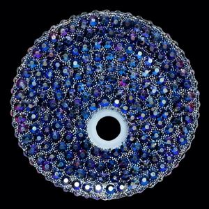 Plastic Diamond Style Lid with Straw Hole for 16oz Snow Globe Tumbler - Product Image 5