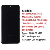 Pantalla LCD OLED para Teléfono Móvil Samsung Galaxy S21 4G/5G, Pantalla Táctil Digitalizadora de Repuesto para SM-G991U G991W