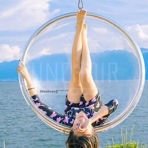 Doppia sedia a dondolo in metallo a sospensione con cuscino impermeabile per 2 persone da interno/esterno per hotel e parchi - Product Image 4