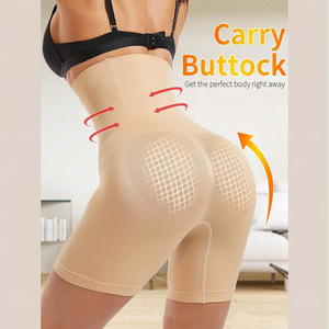 Хит продаж: Черное женское корректирующее белье с высокой талией, компрессионное, для подтяжки живота и ягодиц, бесшовное, из дышащего спандекса/нейлона - Product Image 3