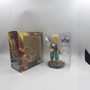 Figurines d'action Dragon Ball en gros, <span class=keywords><strong>Trunks</strong></span> avec deux sculptures de tête, <span class=keywords><strong>figurine</strong></span> d'anime <span class=keywords><strong>Super</strong></span> <span class=keywords><strong>Saiyan</strong></span>, modèle de jouet en boîte - Product Image 5