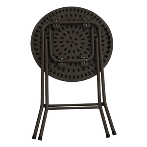 <span class=keywords><strong>Table</strong></span> de <span class=keywords><strong>bistro</strong></span> ronde en bois de 60cm pour fête commerciale d'hôtel <span class=keywords><strong>Table</strong></span> de salle à manger pliable d'extérieur - Product Image 2
