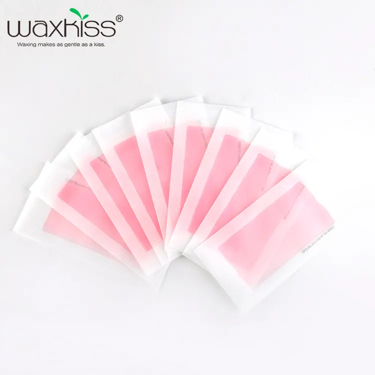 Waxkiss Double Side Wenkbrauw Ontharende Cold Wax Strips Voor Ontharing