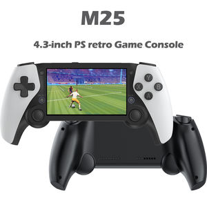 Console de jeu M25 4.3 ''avec système EmuELEC Meilleure console de <span class=keywords><strong>jeux</strong></span> rétro PSP/<span class=keywords><strong>PS1</strong></span>/SNES/N64/CPS/GBA 3D prend en charge 20000 +/30000 + <span class=keywords><strong>jeux</strong></span> - Product Image 2