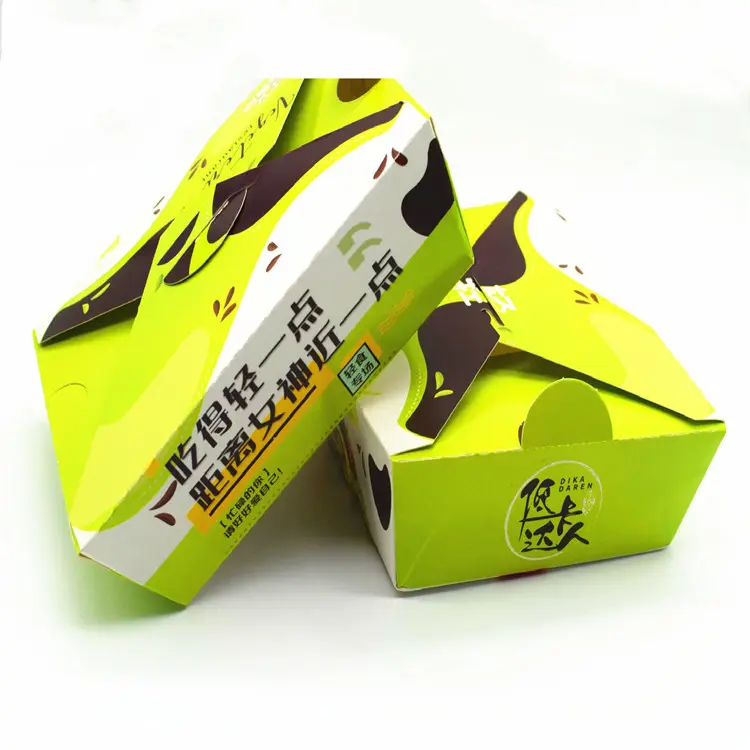 कस्टम मुद्रित डिस्पोजेबल खाद्य ग्रेड सफेद आइवरी बोर्ड कागज दोपहर के भोजन के बॉक्स फ्राइड चिकन बॉक्स चिकन सोने की डली बॉक्स