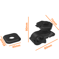 Support de téléphone portable pour moto, matériau ABS flexible, fixation par clip pour téléphones de 4 à 7 pouces