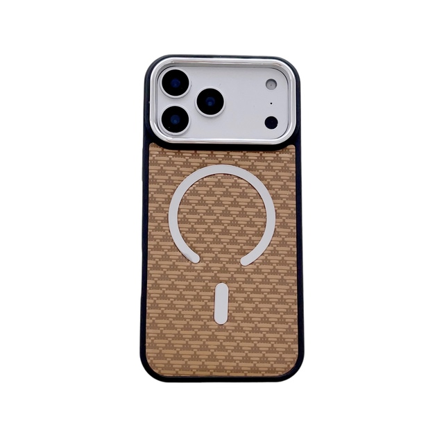 Carbon Fiber Magnetic Shockproof for Mobile Phone Case with 360 Degree Rotating Holder for 17/Air/17