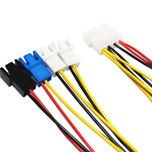 Заводская Настройка адаптера конвертер кабель IDE Molex 4Pin в 4X 3Pin корпус охлаждающий вентилятор силовой кабель - Product Image 5