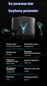 2024 Tws Think Lp6 Auriculares inalámbricos Audifonos BT 5,0 Auriculares intrauditivos para juegos Lp6 - Product Image 5