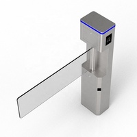Barrière pivotante de contrôle d'accès de haute qualité, lecteur de code-barres RFID, tourniquet