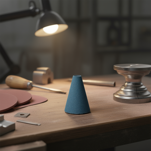 Manchon conique en tissu abrasif en zircone Ttake Ab3003, grain 120, 22, 36x60 mm, pour ponçage de précision - Product Image 3