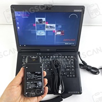 AC 슈니처 X6 E71 SUV (1세대)용 VAGSCAN 터프북 CF-53 노트북 (인텔 I5, 8GB 램, 12-24V OBD/USB 스마트 카드, 팀뷰어 지원)
