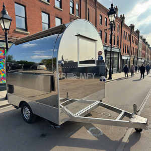 Remolque de Acero Inoxidable con Freidora Profunda y Baño María, Totalmente Equipado, Carrito de Hot Dogs, Camión de Comida Móvil - Product Image 2