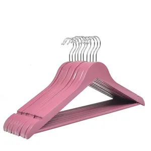 19 Years Hangers Manufacturer Top Quality Custom Clothes Hanger Wholesale Wooden Hangers For Clothes