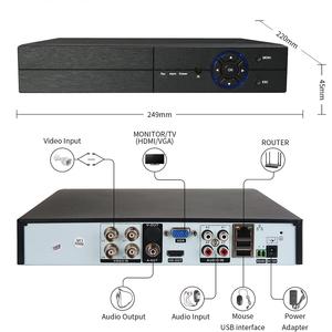 Sistem kamera pintar 1080P Cctv keamanan, Kit keamanan Dvr ponsel sistem Cctv dalam dan luar ruangan untuk rumah untuk bisnis - Product Image 3