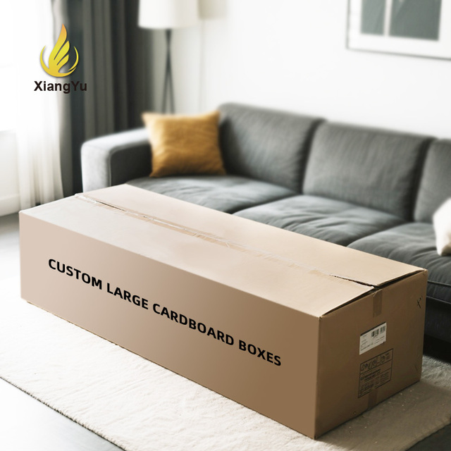 Compression-Proof Extra-Large Self Erecting Portable Corrugated Boxes for Heavy Duty Furniture Transport & Sofa Packaging