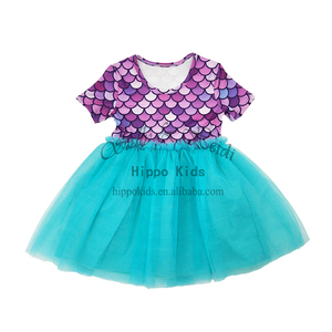 Listo para enviar hipopótamo niños bebé Gilr princesa vestidos de fiesta 3m-12 años tutú vestido informal - Product Image 2