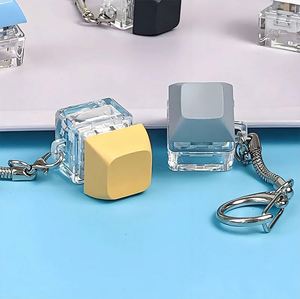 Wholesale <b>Custom</b> Design Logo Mechanical Keyboard Keychain Keycap Relieve Stress Switches Key Chain Decompression Keychain - Product Image 4