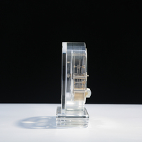 Offre Spéciale K9 cristal clair décor horloge murale élégant bureau trophée pour faveur de mariage ou Souvenir cadeau cristal artisanat