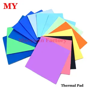 Manufacturer Custom 12W 15W 1mm 1.5mm 2mm 3mm Thermal Conductive Pad Insulation Sheet Silicone For Hard Drive Cpu GPU