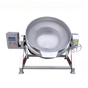 200L 400L 600L trọng ấm đun nước với khuấy khí sưởi ấm nấu ăn nồi hơi nấu ăn nồi trộn thương mại nấu ăn chậu với Máy trộn - Product Image 1