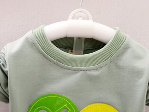 New Comfort Hot Products Children Boys and Girls Casual Wear 2 Pieces Clothing Set With Bow <b>Tie</b> - Product Image 2