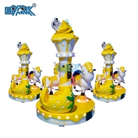 Manège pour enfants à monnayeur, équipement de terrain de jeu intérieur, petit carrousel