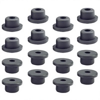 Oeillet pour chapeau haut de forme 3/8 "œillets en caoutchouc pour chapeau haut de forme en silicone noir pour câblage, automobile, pare-feu, bouchon de trou, bureau, vis, eau
