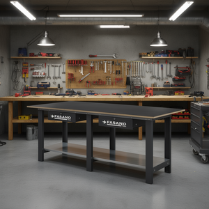 Fasano Tools Workbench 72 In X 30 In <b>With</b> Storage Shelf And Drawers For Workshop Use - Product Image 3