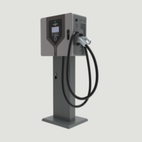Station de recharge rapide pour véhicules électriques Hipech 20kW 40kW modulaire DC avec commande à distance OCPP avec colonnes