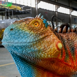 Gecai Amusement Outdoor Green iguana Model Factory para parque temático - Product Image 4
