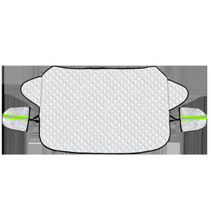 Couverture de pare-brise de voiture en aluminium épais, pare-soleil, protection contre le gel et la neige pour l'hiver, accessoires de voiture - Product Image 5