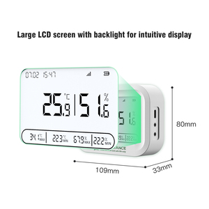 4G WiFi Temperatura Umidade Sensor Alarme Termômetro Higrômetro Sem Fio com Sensor De Temperatura Externa - Product Image 6