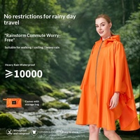 Cape de pluie légère à capuche imperméable, réfléchissante et respirante pour scooter et moto