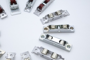 UPVC trượt CửA Sổ Con Lăn Đôi bánh xe phụ kiện phần cứng apposite hiện đại Nylon PVC nhựa thép cửa sổ ròng rọc - Product Image 3