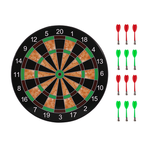 18 Inch Màu Gỗ Sáng Từ Phi Tiêu Hội Đồng Quản Trị Đứng Với 6/12 Pcs Phi Tiêu Trục Bộ - Product Image 3