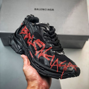 أحذية رياضية فاخرة عالية الجودة من تصميم بالينسياغا الأصلية، أحذية رنر 7.5 3XL مع إضاءة LED للرجال والنساء، أحذية كاجوال بمظهر متسخ - Product Image 5