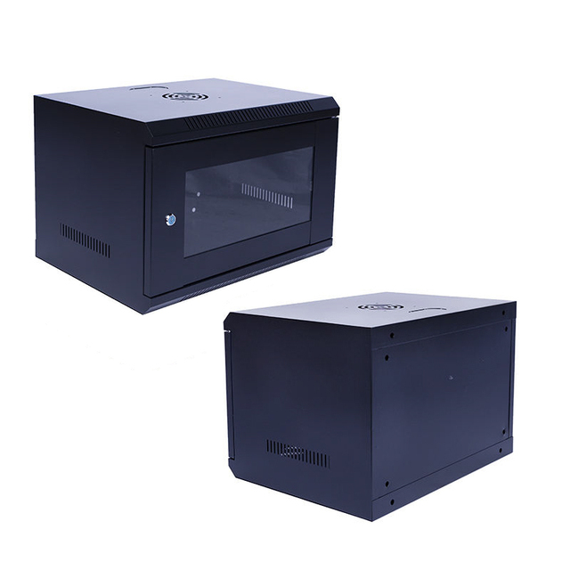 600*450mm Wall-Mounted 6U 19-Inch Steel Server Rack Case Data Center 2U/12U/15U/18U Options IP20 Protection 1000kg Static Load