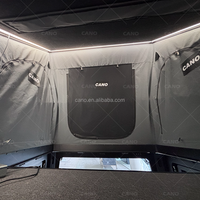 Kompakter Keilförmiger LKW-Camper Dreieckige Form Spart Platz Einfache Montage auf Mittelgroßen LKWs wie Nissan Navara GMC