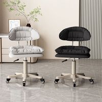 Chaise pivotante en cuir pour salon de beauté, tabouret réglable pour coiffure, services de manucure, mobilier commercial