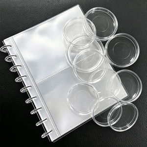 Disques de reliure RINGNOTE 32 mm, 1000 pièces/sac, <span class=keywords><strong>super</strong></span> transparents, en tissu/PVC, pour agendas et albums DIY - Product Image 1