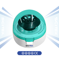 Centrifugeuse de paillasse à basse vitesse SCITEK 300-4000 tr/min 1860xg 8x15mL Système de contrôle par microprocesseur Écran LCD Moteur DC sans balais