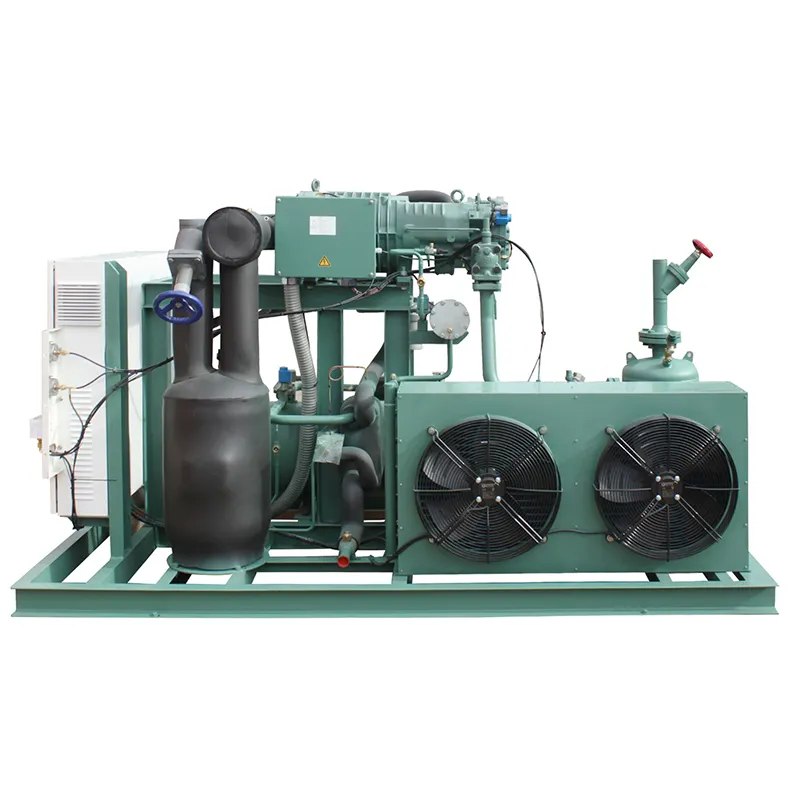 3hp 5hp 10hp 12hp 30hp 50hp 50hp 50hp bitzer स्क्रू प्रकार 5 टन ac condenser कोइल यूनिट और एयर हैंडलर संघनक इकाइयां