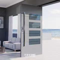 <span class=keywords><strong>Porte</strong></span> de sécurité en acier directement de l'usine, <span class=keywords><strong>porte</strong></span> <span class=keywords><strong>d</strong></span>'<span class=keywords><strong>entrée</strong></span> de maison coupe-vent, cadre en <span class=keywords><strong>aluminium</strong></span>, panneau de <span class=keywords><strong>porte</strong></span> de sécurité - Product Image 4