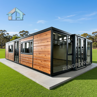 Maison modulaire extensible moderne et respirante de 40 pieds, type Granny Flat, maison préfabriquée en conteneur, petite maison capsule spatiale