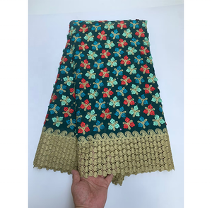 Cordón de <span class=keywords><strong>guipur</strong></span> de alta calidad al por mayor, tela de encaje de algodón, flor bordada, tela de encaje africano, encaje de <span class=keywords><strong>guipur</strong></span> <span class=keywords><strong>con</strong></span> <span class=keywords><strong>piedras</strong></span> para mujer - Product Image 3